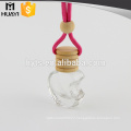 wholesale empty glass apple-shaped car perfume bottle